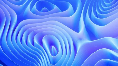 Beautiful abstract 3D surface with glitter sparkles, abstract 3d waves run on Stock Footage 140263306