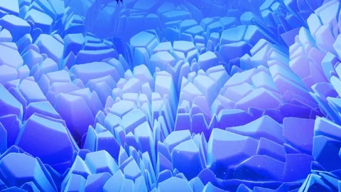 Beautiful abstract 3D surface with glitter sparkles, abstract 3d waves run on Stock Footage 140263356