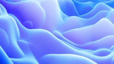Beautiful abstract 3D surface with glitter sparkles, abstract 3d waves run on Stock Footage 140263699