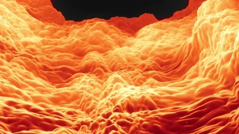 Beautiful abstract 3D surface with glitter sparkles, abstract 3d waves run on Stock Footage 140263941