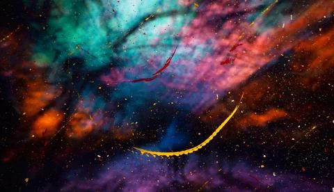 A beautiful Abstract art background. Stock Illustration