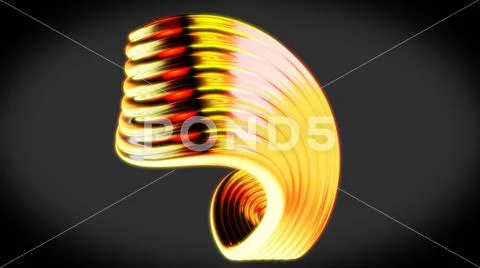 Beautiful abstract background - 3D Illustration Stock Illustration