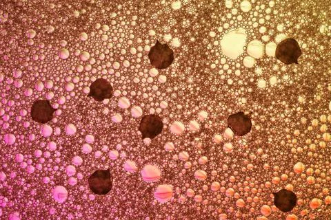 Beautiful abstract background of bubbles Stock Photos