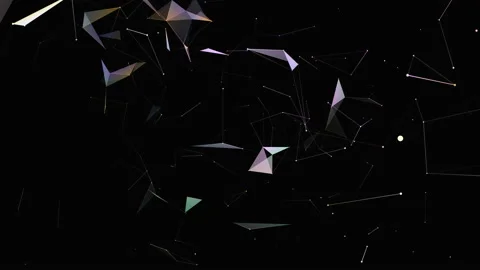 Beautiful abstract background. Colorful plexus. 4k Video stock 234772979