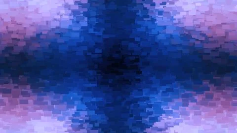 Beautiful abstract background as kaleidoscope with rectangular pieces, 3d render Stock Illustration