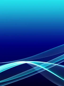 Beautiful abstract background with manysoft flame wave lines Stock Illustration