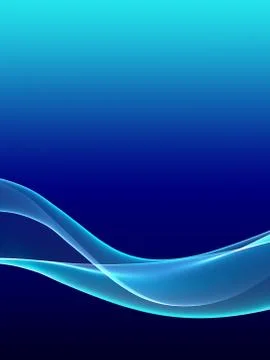 Beautiful abstract background with manysoft flame wave lines Stock Illustration