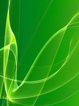 Beautiful abstract background with manysoft flame wave lines Stock Illustration