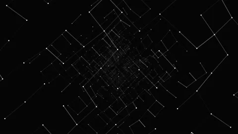 Beautiful abstract background. plexus. 4k Stock Footage 127822185