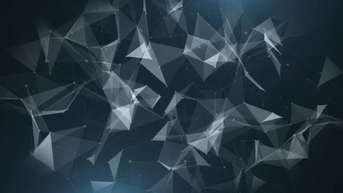 Beautiful Abstract background with plexus network as data complex. Stock Footage 125542898