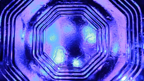 Beautiful abstract background with raindrops on the glass Video stock 1068009