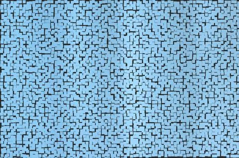 Beautiful abstract background with small blue bricks Stock Illustration