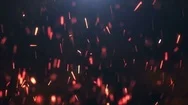 Beautiful Abstract Background With Sparks Looped Motion Animation Stock Footage