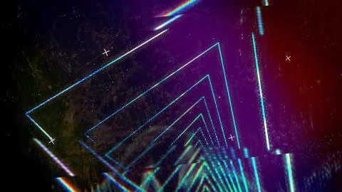 Beautiful abstract background on the theme of digital glitch. 스톡 사진