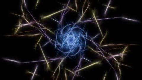 Beautiful abstract background for your design. Fractal silk symmetry series Stock Illustration