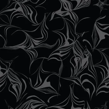 Beautiful Abstract black Repeat Pattern Stock Illustration