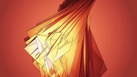 Beautiful abstract color polygonal. Stock Footage 82457650