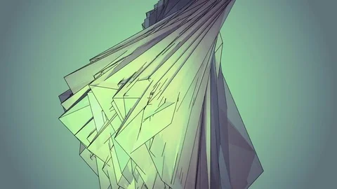 Beautiful abstract color polygonal. Video stock 82463355