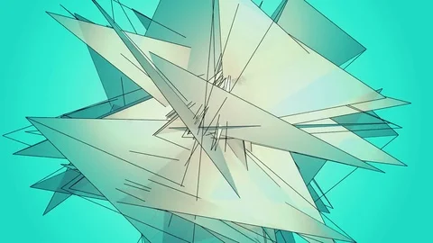 Beautiful abstract color polygonal. 動画素材 82467170