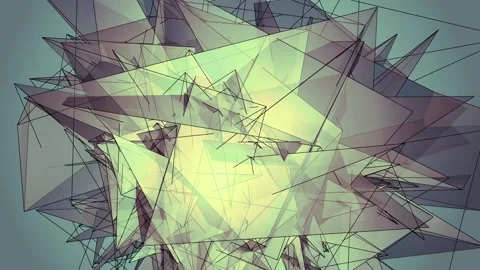 Beautiful abstract color polygonal. 스톡 동영상 82472307
