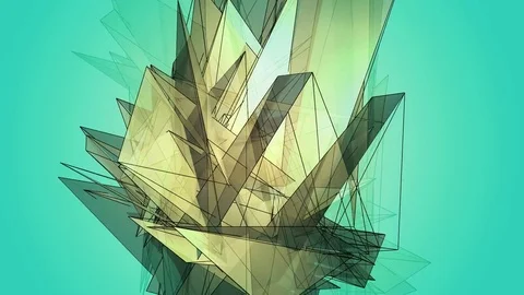 Beautiful abstract color polygonal. 스톡 동영상 82477590