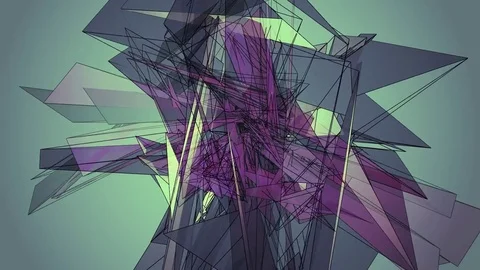 Beautiful abstract color polygonal. Видео 82494403
