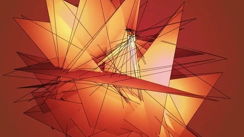 Beautiful abstract color polygonal. 스톡 동영상 82499828