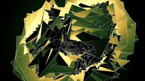 Beautiful abstract color polygonal. 스톡 동영상 82534553
