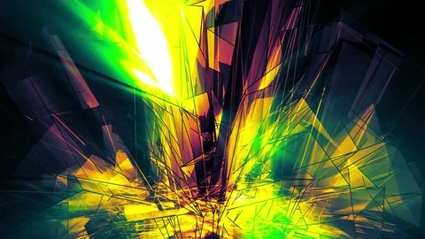Beautiful abstract color polygonal. Stock-Footage 82537041