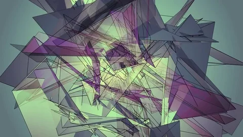 Beautiful abstract color polygonal. Stock-Footage 82568611