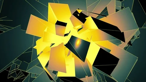 Beautiful abstract color polygonal. Видео 82569579