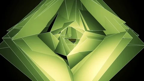 Beautiful abstract color polygonal. Stock Footage 82581178