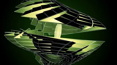Beautiful abstract color polygonal. Vídeo Stock 82591334