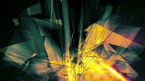 Beautiful abstract color polygonal. Stock Footage 82592658