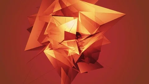 Beautiful abstract color polygonal. Vídeo Stock 82594048