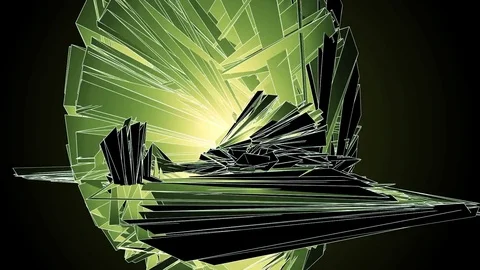 Beautiful abstract color polygonal. Vídeo Stock 82618416