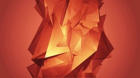 Beautiful abstract color polygonal. Vídeo Stock 82620910