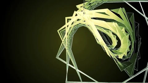 Beautiful abstract color polygonal. Stock Footage 82625633