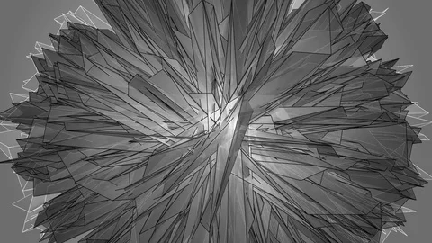Beautiful abstract color polygonal. 스톡 동영상 82629373