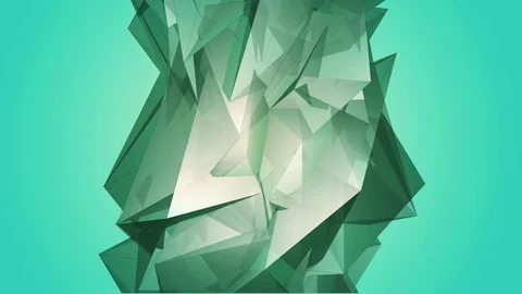 Beautiful abstract color polygonal. Video stock 82647180
