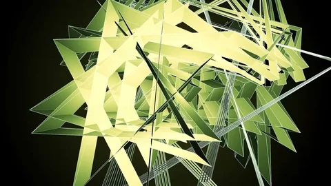 Beautiful abstract color polygonal. 库存影片 82648035