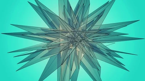 Beautiful abstract color polygonal. Vídeos de archivo 82661223