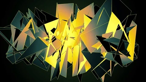 Beautiful abstract color polygonal. Vídeos de archivo 82661488