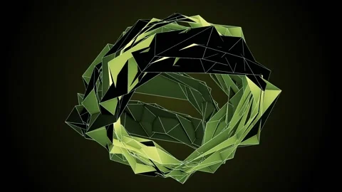 Beautiful abstract color polygonal. Vidéo 82701076