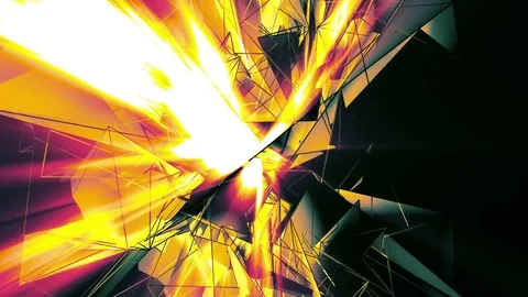 Beautiful abstract color polygonal. 動画素材 82709359