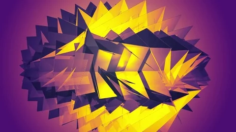 Beautiful abstract color polygonal. 動画素材 82759158