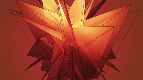 Beautiful abstract color polygonal. Video stock 82777232