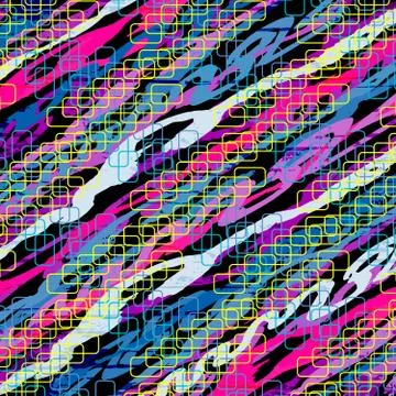 Beautiful abstract colored graffiti background Illustrazione stock