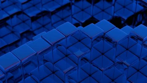 Beautiful Abstract colourful cube background. Stock Illustration