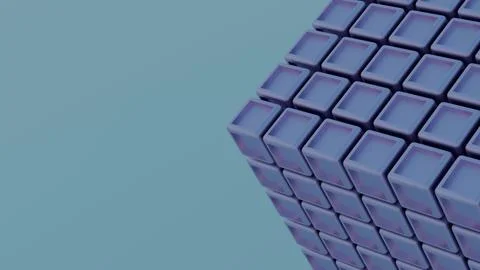 Beautiful Abstract colourful cube background.. Stock Illustration